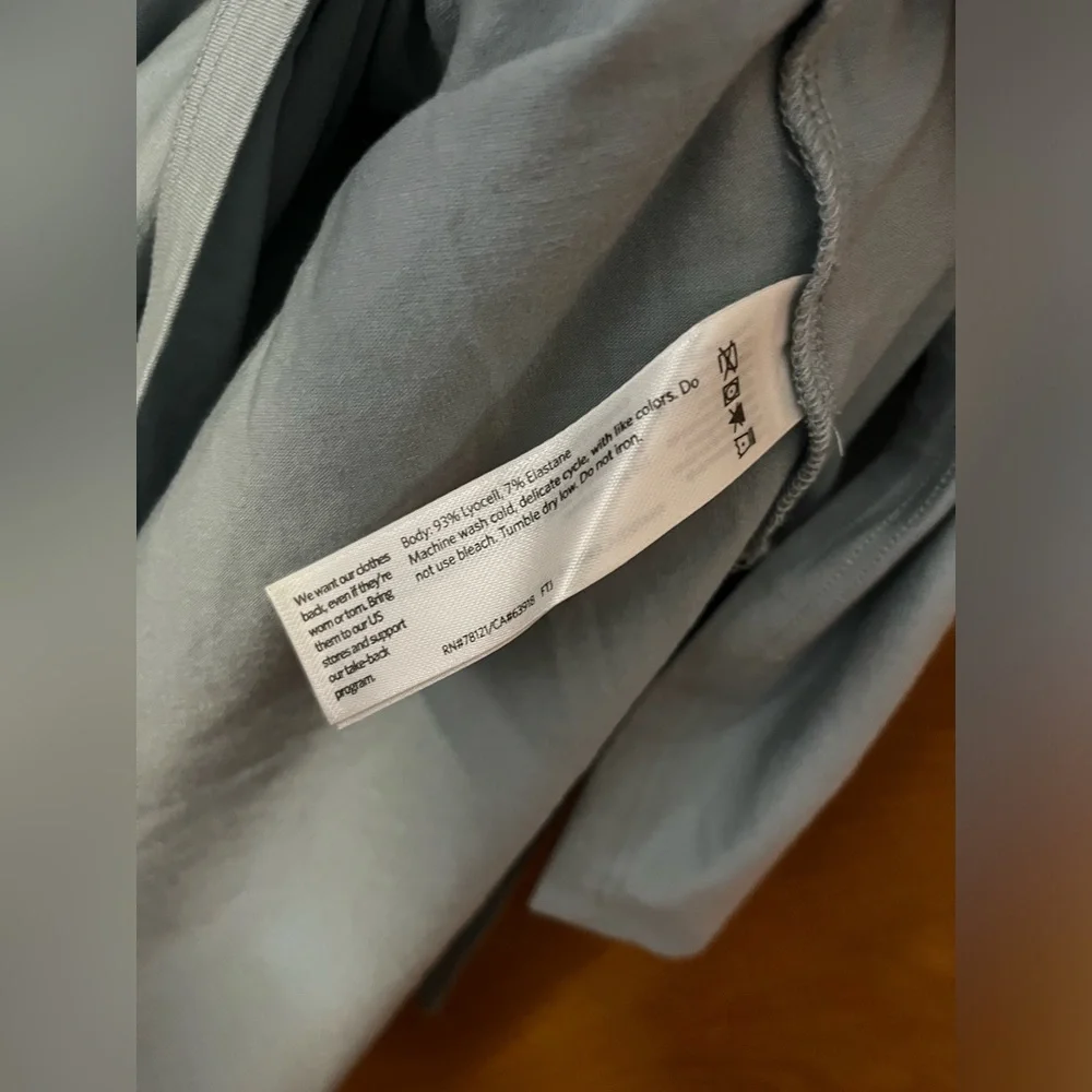 NWT Eileen Fisher Organic Cotton V-Neck midi Dress S - Picture 7 of 8